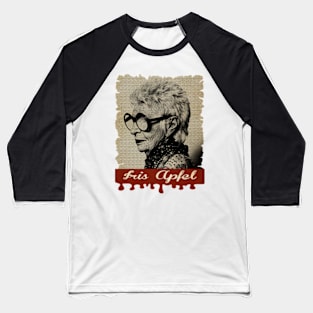 Iris Apfel - Vintage Baseball T-Shirt